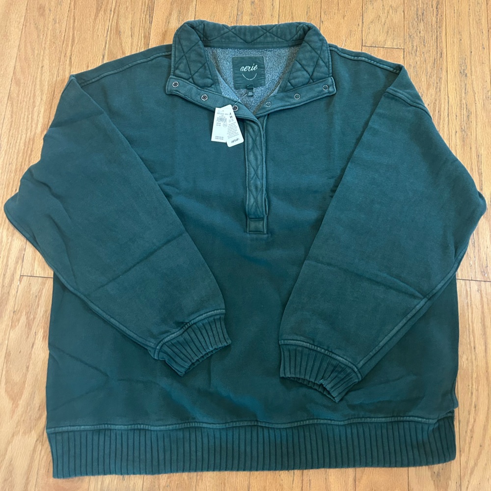 Aerie NWT Oh Snap Sweatshirt Pullover